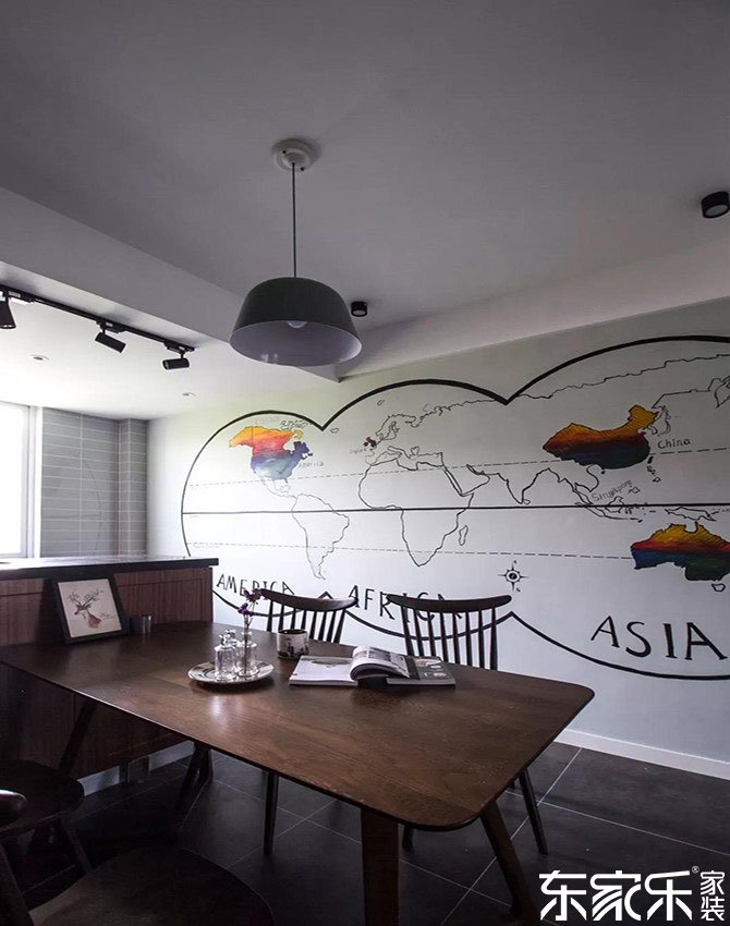 現(xiàn)代與北歐混搭裝修效果圖，簡(jiǎn)單搭配又不失個(gè)性